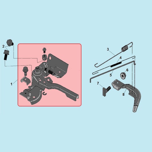 Рычаг регулировки оборотов Champion BC9713